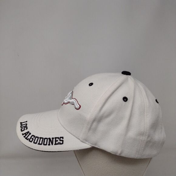 Los Algodones Baja Mexico Strapback Hat White OSFA Adjustable Embroidered Sam's - Picture 3 of 8